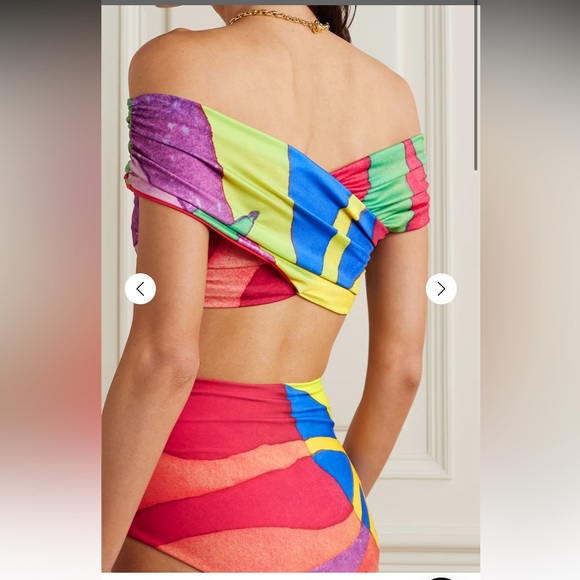 Mara Hoffman SET Lorina Wrap Top & Lydia Bikini Bottom Swimsuit Bikini - M - Picture 3 of 13